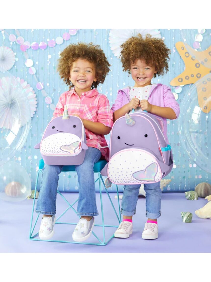 Skip hop zoo παιδική τσάντα πλάτης narwhal 29-2902001-30 - SKIP HOP
