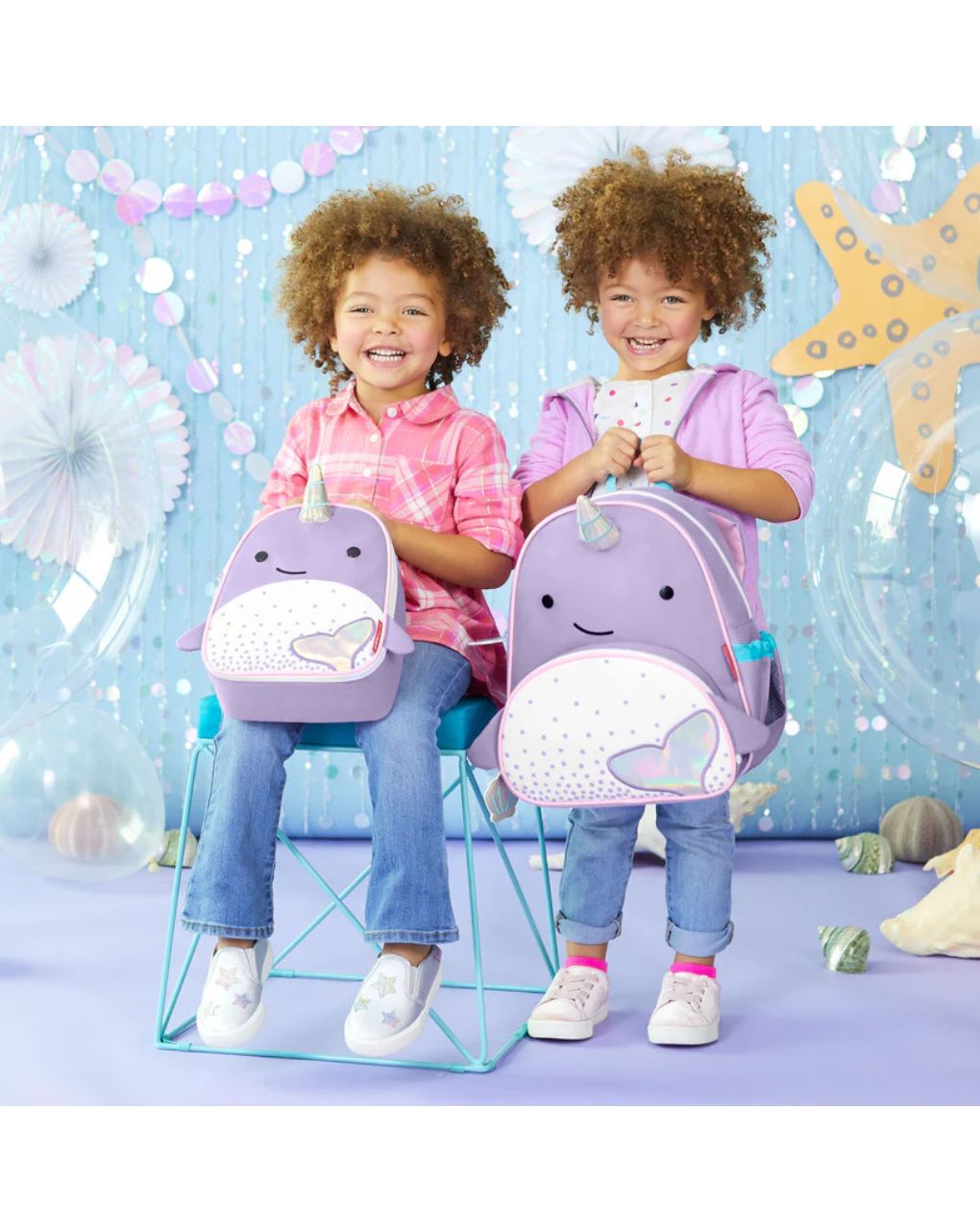 Skip hop zoo παιδική τσάντα πλάτης narwhal 29-2902001-30 - SKIP HOP