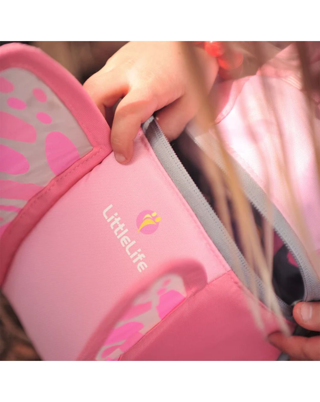 Littlelife παιδική τσάντα πλάτης με λουράκι ασφαλείας πεταλούδα l10860 - Little Life