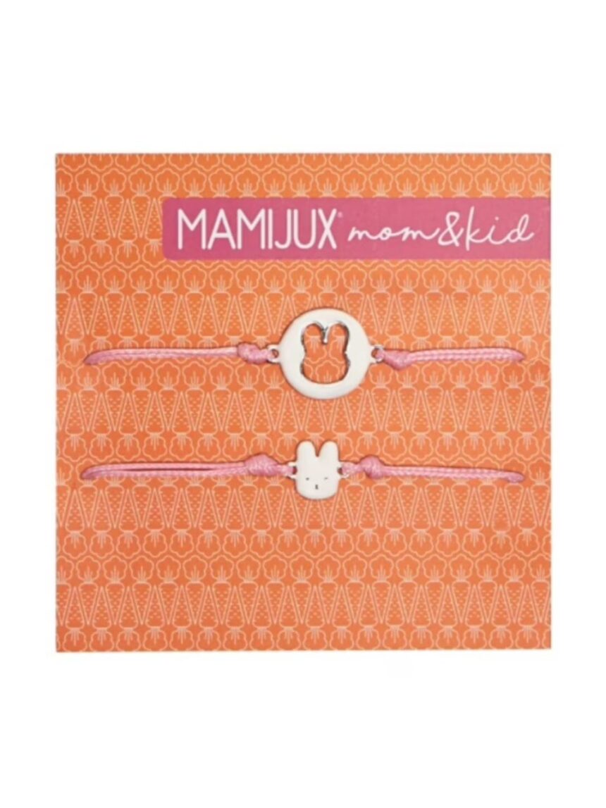 Mamijux βραχιόλια mom & kid σχέδιο κουνελάκι - Mamijux