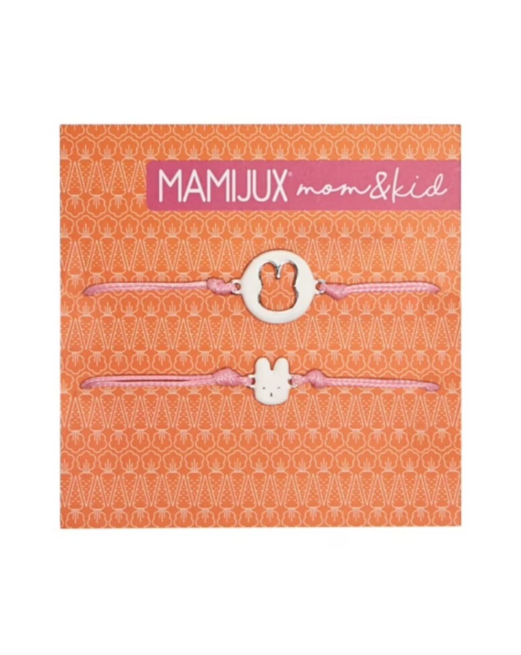 Mamijux βραχιόλια mom & kid σχέδιο κουνελάκι