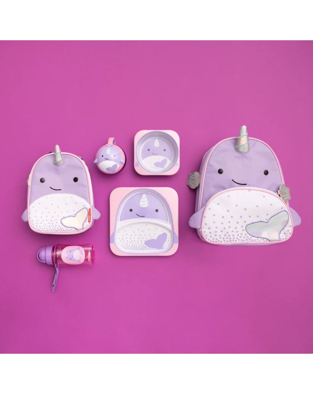 Skip hop zoo παιδική τσάντα πλάτης narwhal 29-2902001-30 - SKIP HOP