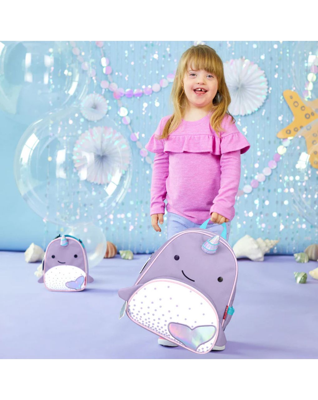 Skip hop zoo παιδική τσάντα πλάτης narwhal 29-2902001-30 - SKIP HOP