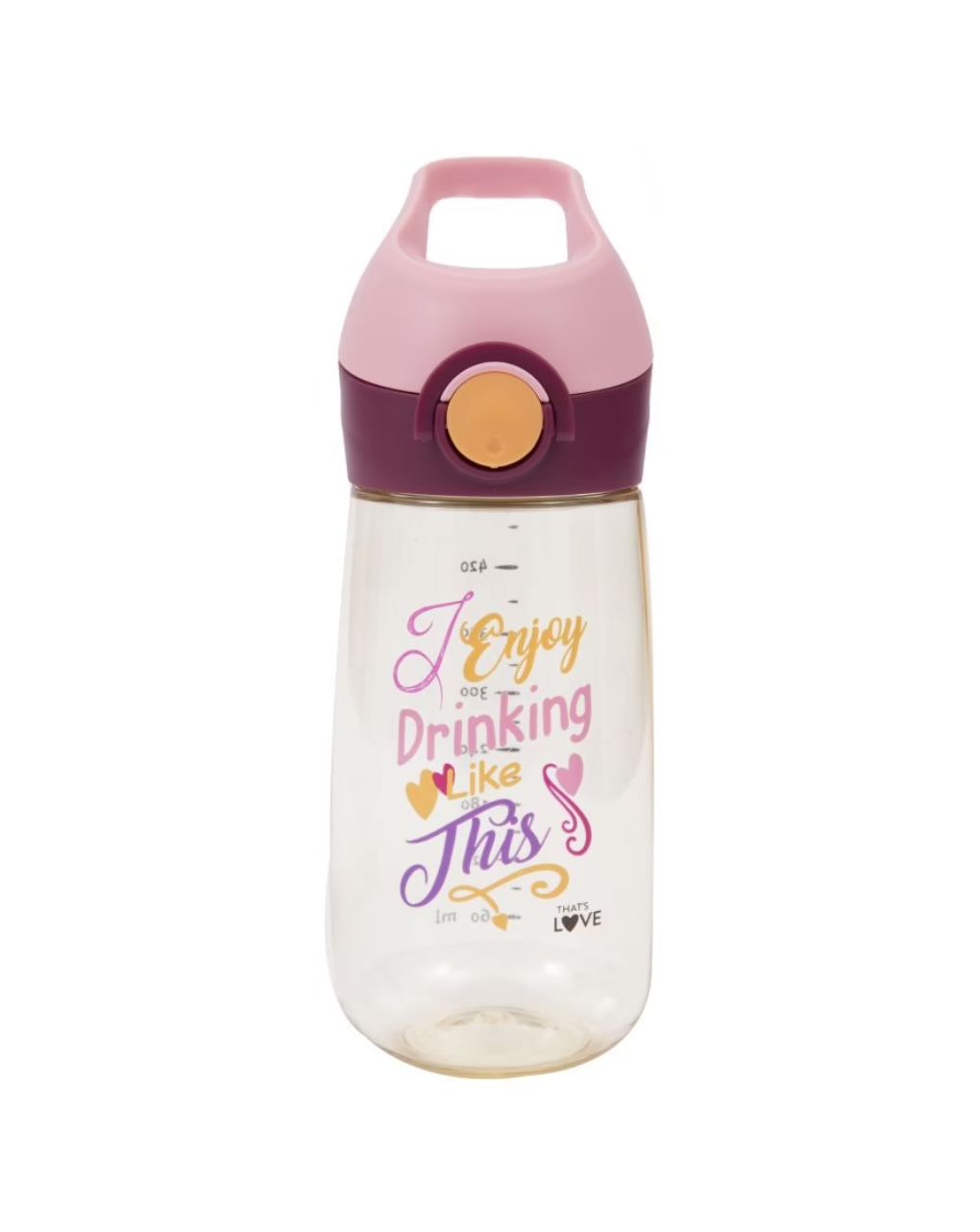 That’s love παγούρι-ποτήρι ροζ 480ml - That's Love
