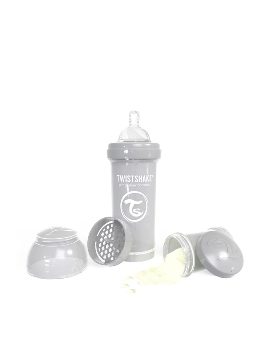 Twistshake μπιμπερό κατά των κολικών 260ml pastel grey - Twistshake