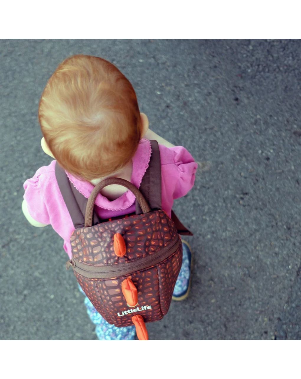 Littlelife παιδική τσάντα πλάτης με λουράκι ασφαλείας δεινόσαυρος  2lt  l10814 - Little Life