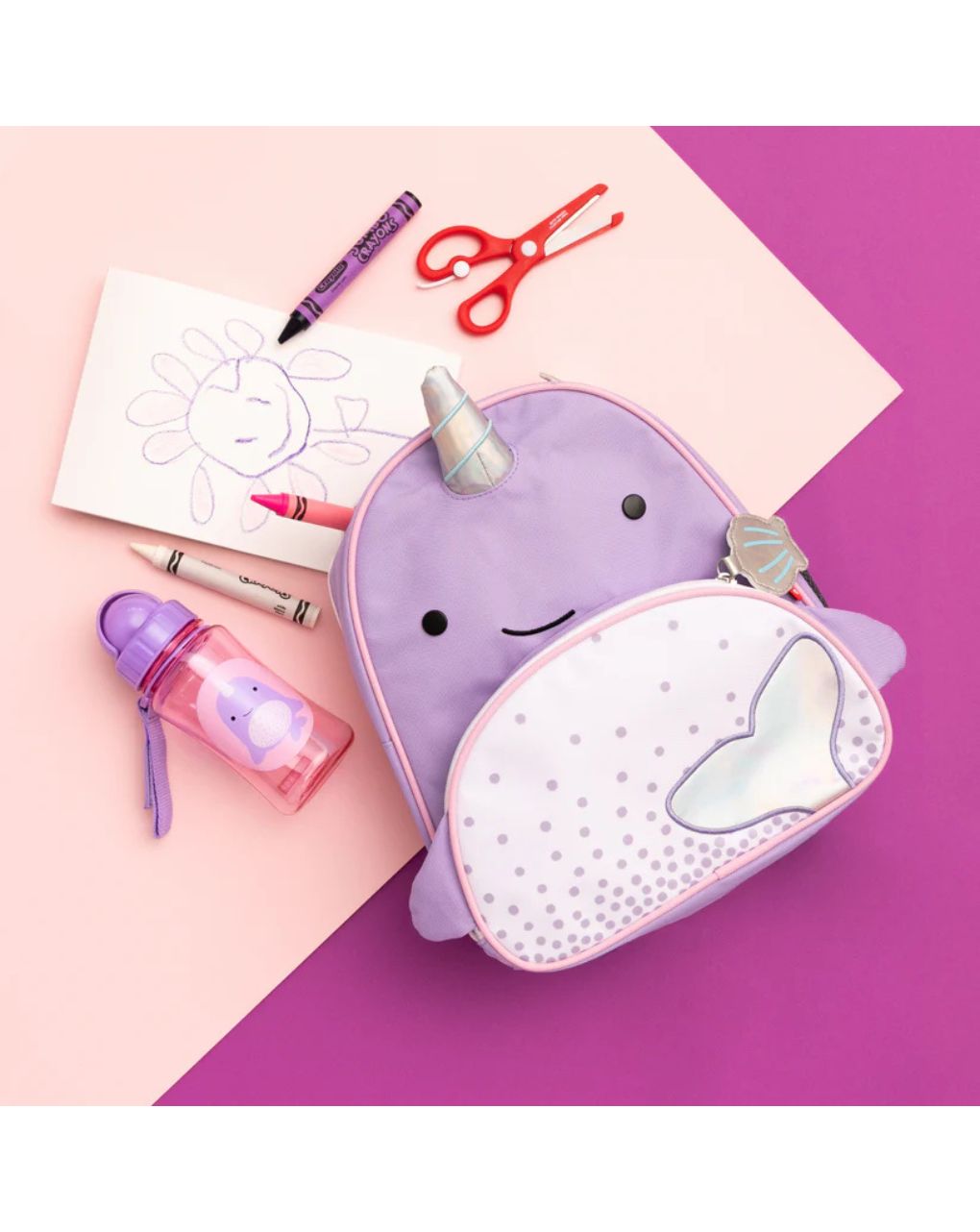 Skip hop zoo παιδική τσάντα πλάτης narwhal 29-2902001-30 - SKIP HOP