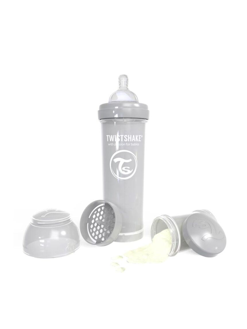 Twistshake μπιμπερό κατά των κολικών 330ml pastel grey - Twistshake