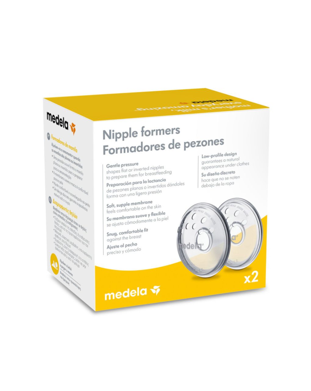 Medela διαμορφωτές θηλών nipple formers 2τμχ - Medela