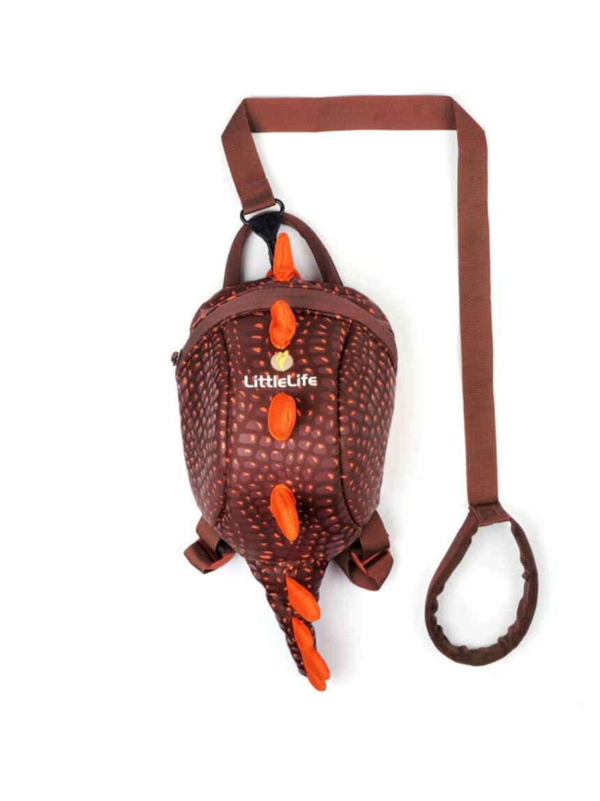 Littlelife παιδική τσάντα πλάτης με λουράκι ασφαλείας δεινόσαυρος  2lt  l10814 - Little Life