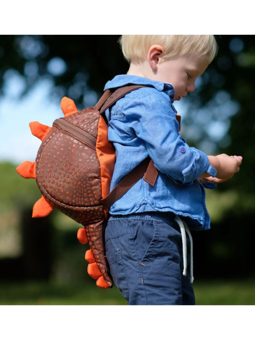 Littlelife παιδική τσάντα πλάτης με λουράκι ασφαλείας δεινόσαυρος  2lt  l10814 - Little Life