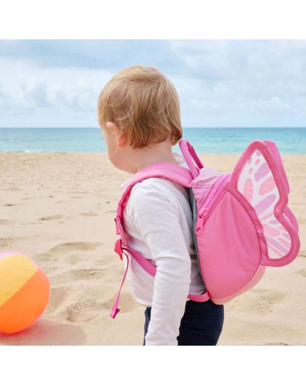 Littlelife παιδική τσάντα πλάτης με λουράκι ασφαλείας πεταλούδα l10860 - Little Life