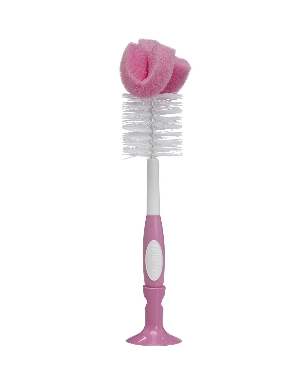Dr. brown's βούρτσα καθαρισμού μπιμπερό ροζ 112.70.1hc.137