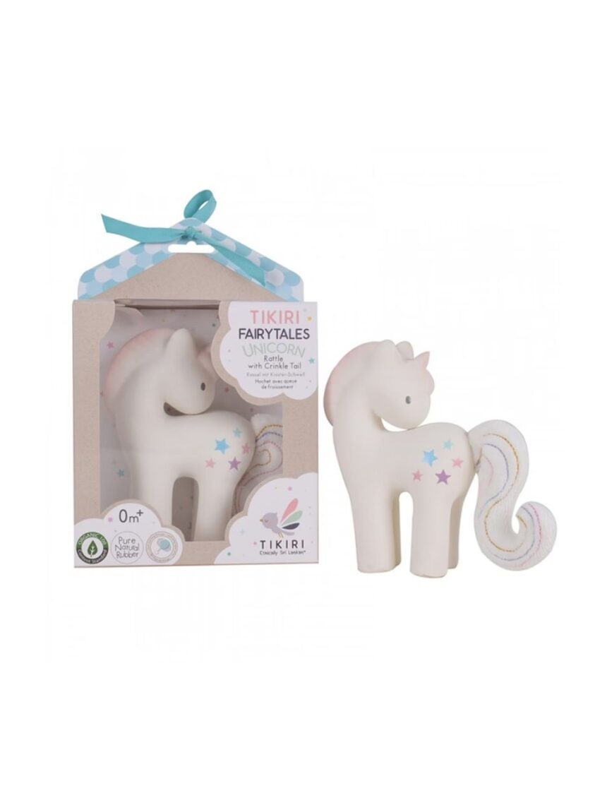 Tikiri toys cotton candy βρεφικό παιχνίδι μασητικό μονόκερος - Tikiri Toys