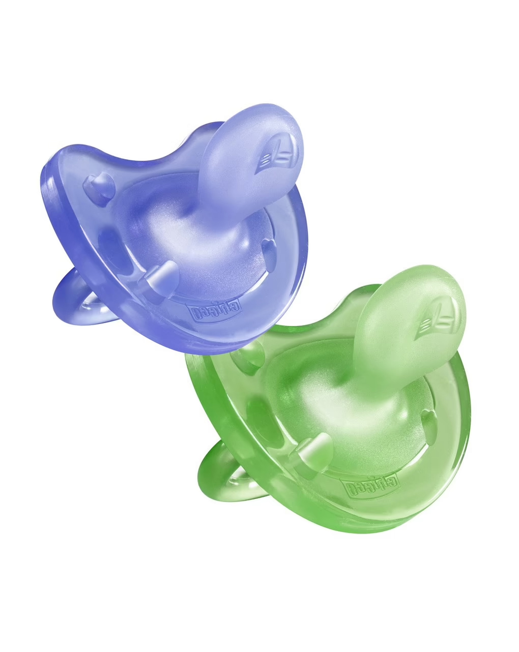 Chicco physio silicone πράσινη-μωβ 16-36 μηνών 1τμχ - Chicco