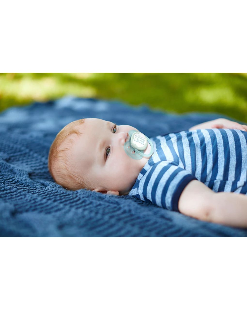 Philips avent πιπίλα ultra soft 2τμχ hello baby μπλε 0-6m, scf222/01 - Philips Avent