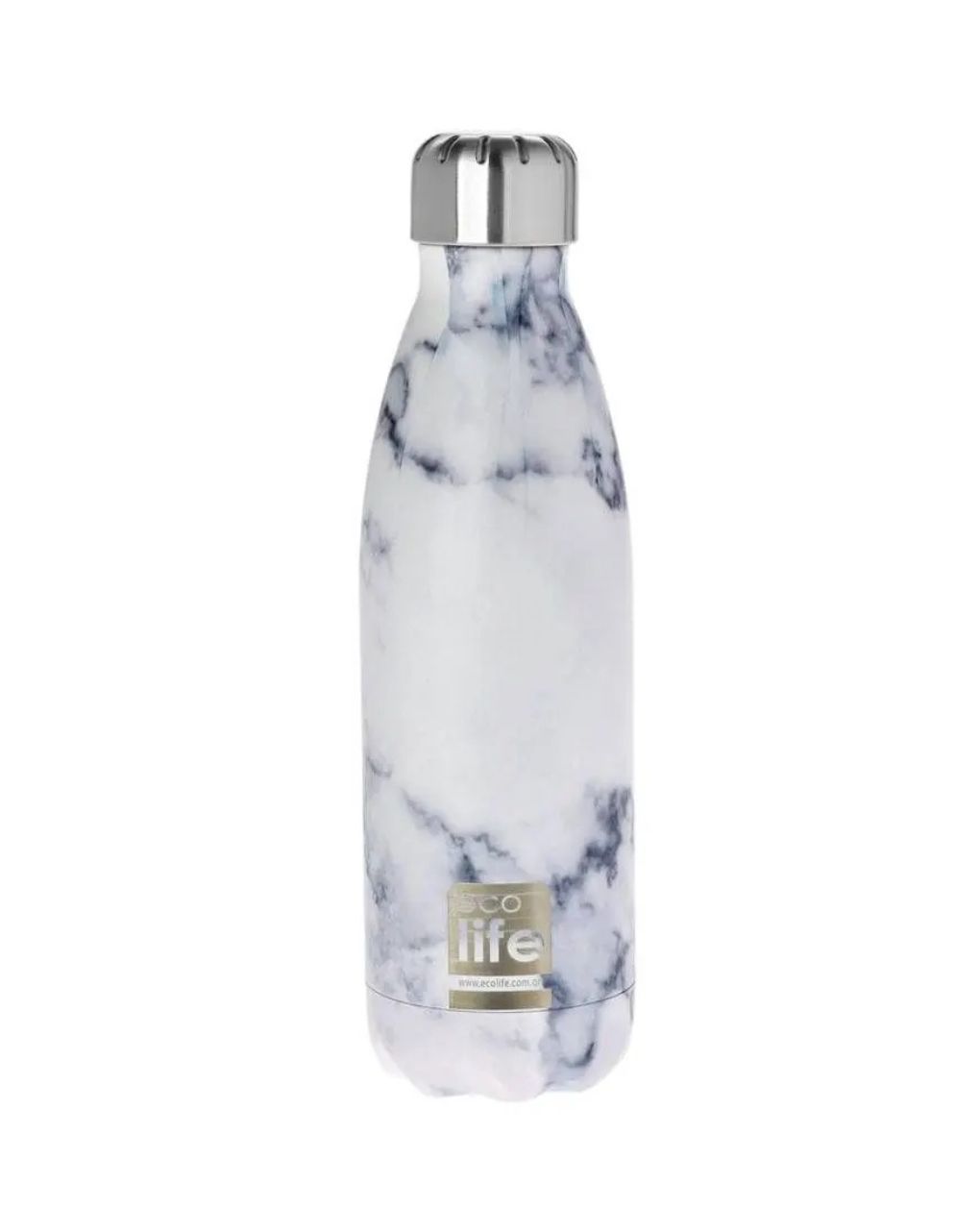 Ecolife μεταλλικό μπουκάλι θερμός 500ml marble 33-bo-3019 - Ecolife