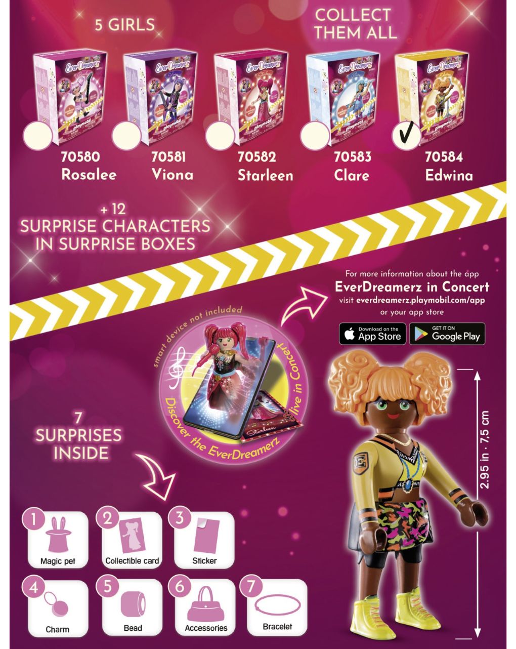 Playmobil everdreamerz edwina - music world 70584 - Playmobil, Playmobil Εverdreamerz