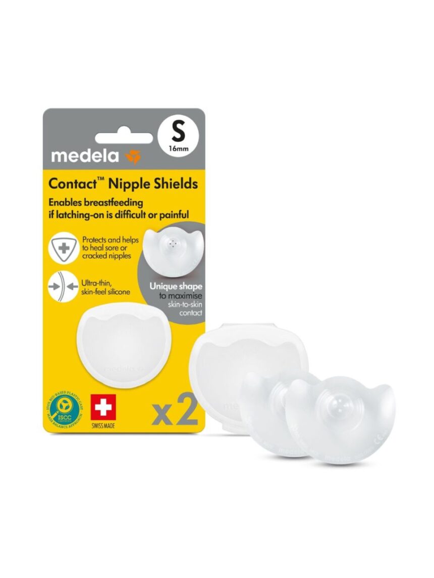 Medela ψευδοθηλές contact™ nipple shields (small) 2τμχ - Medela