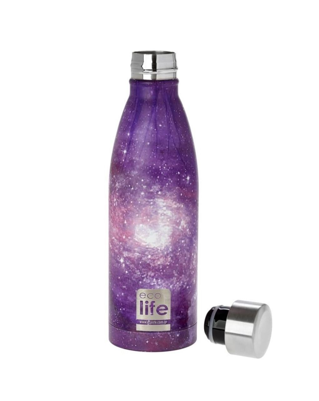 Ecolife μεταλλικό μπουκάλι θερμός 500ml galaxy 33-bo-3018 - Ecolife