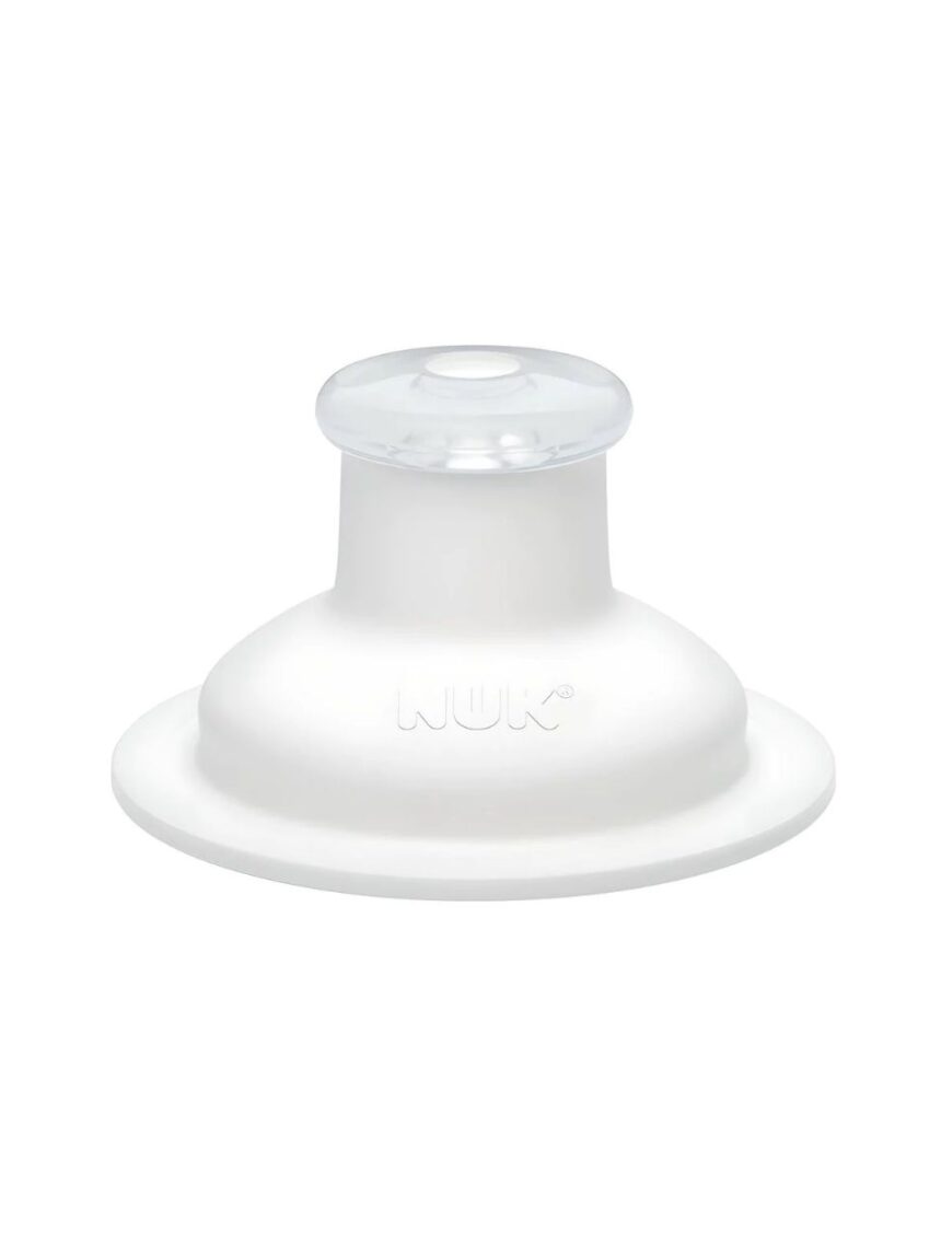 Nuk ανταλλακτικό στόμιο σιλικόνης για παιδικό ποτήρι "push-pull" white - Nuk