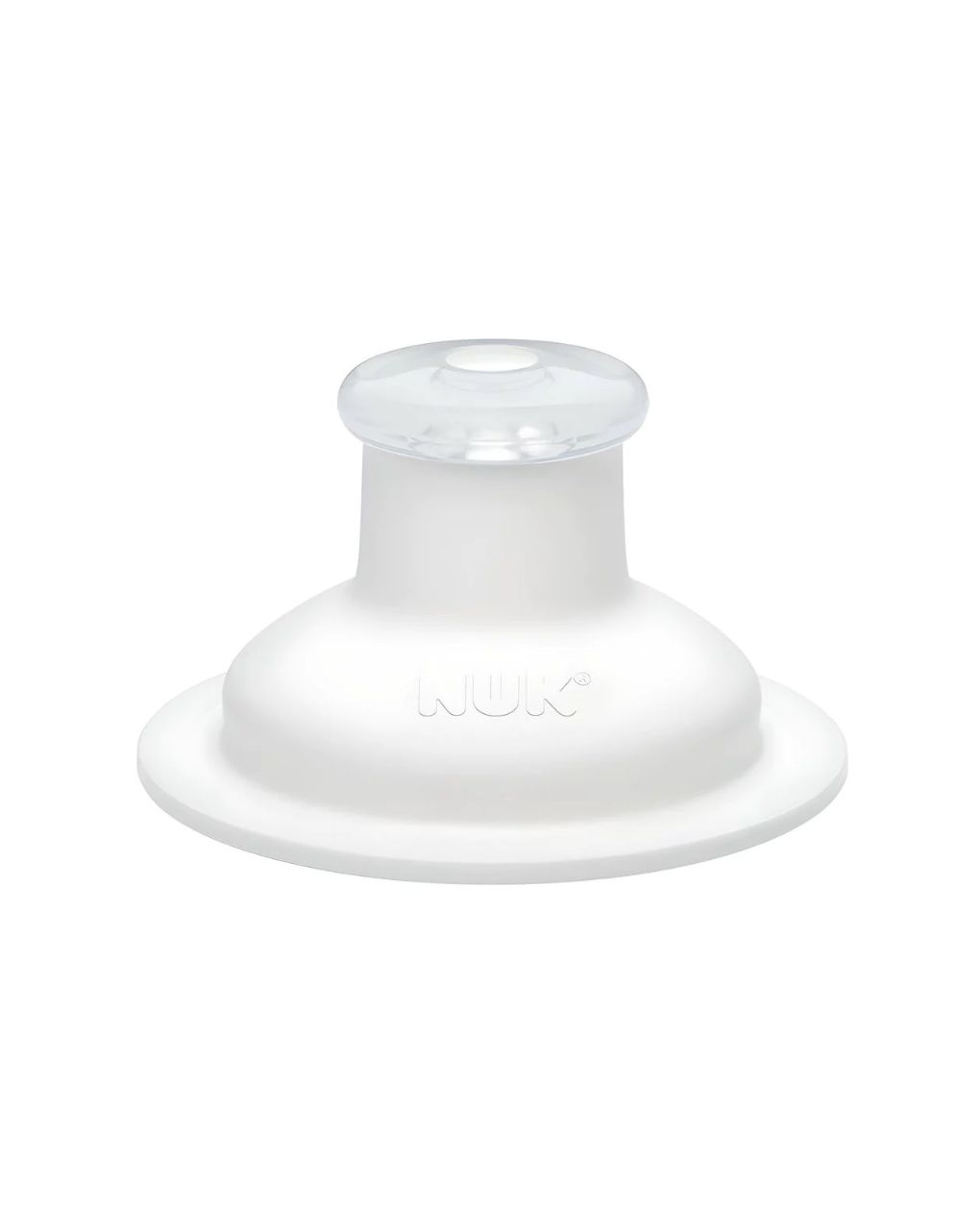 Nuk ανταλλακτικό στόμιο σιλικόνης για παιδικό ποτήρι "push-pull" white