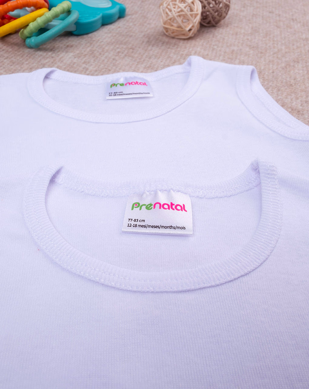 βρεφικά κορμάκια αμάνικα πακέτο x2 για αγόρι - Prénatal