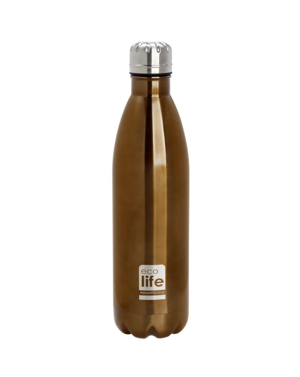 Ecolife μεταλλικός θερμός 750ml bronze 33-bo-3003 - Ecolife
