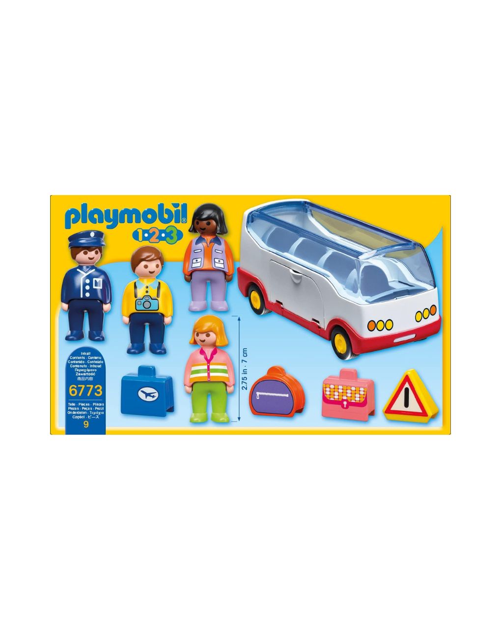 Playmobil 1.2.3 πούλμαν 6773 - Playmobil, Playmobil 1.2.3
