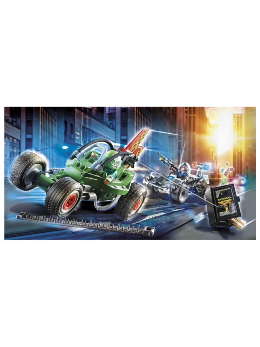 Playmobil city action αστυνομική καταδίωξη go-kart 70577 - Playmobil, Playmobil City Action