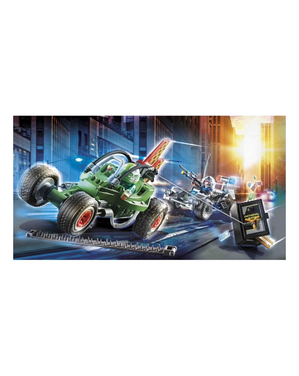 Playmobil city action αστυνομική καταδίωξη go-kart 70577 - Playmobil, Playmobil City Action