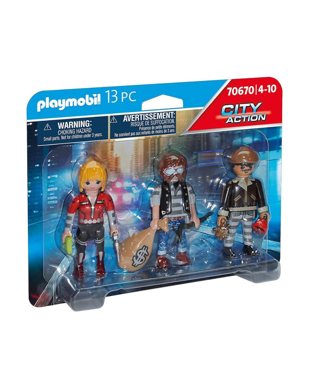 Playmobil city action ομάδα ληστών 70670