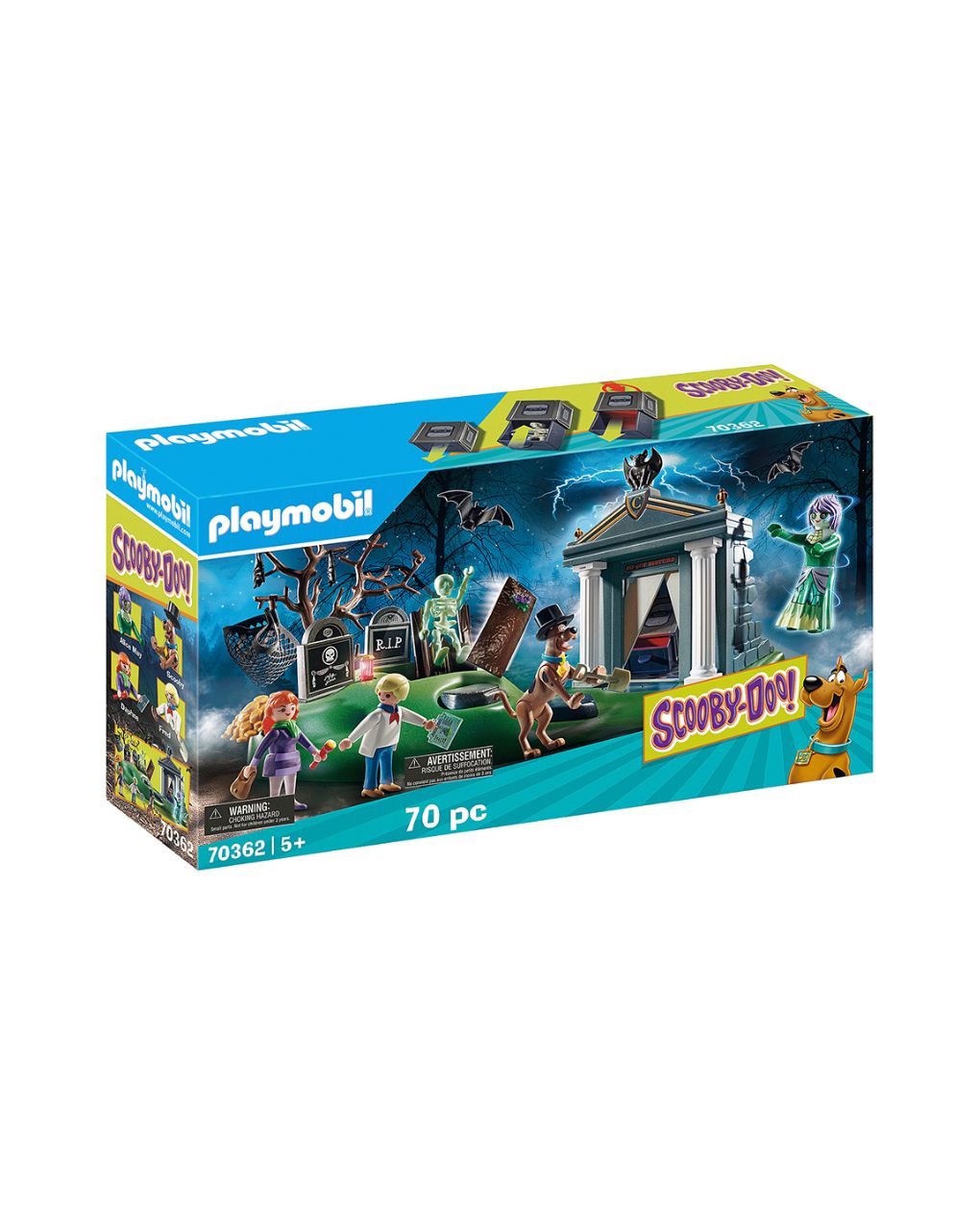 Playmobil scooby-doo περιπέτεια στο νεκροταφείο 70362