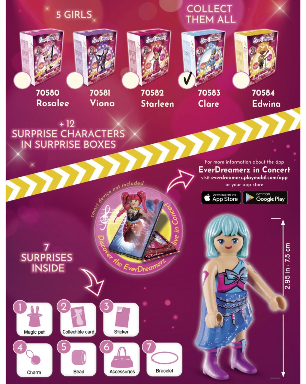 Playmobil everdreamerz clare - μουσικός κόσμος 70583 - Playmobil, Playmobil Εverdreamerz