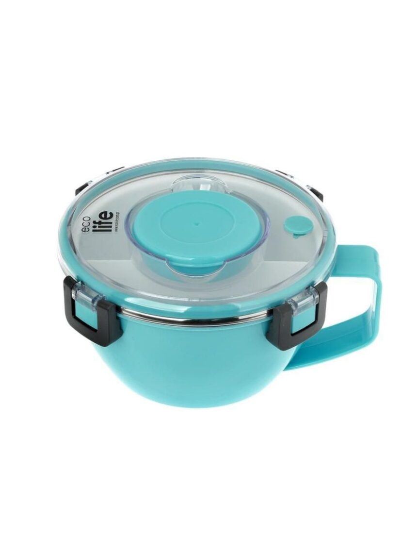 Ecolife φαγητοδοχείο thermos με χώρισμα 850ml blue 33-bo-9070 - Ecolife