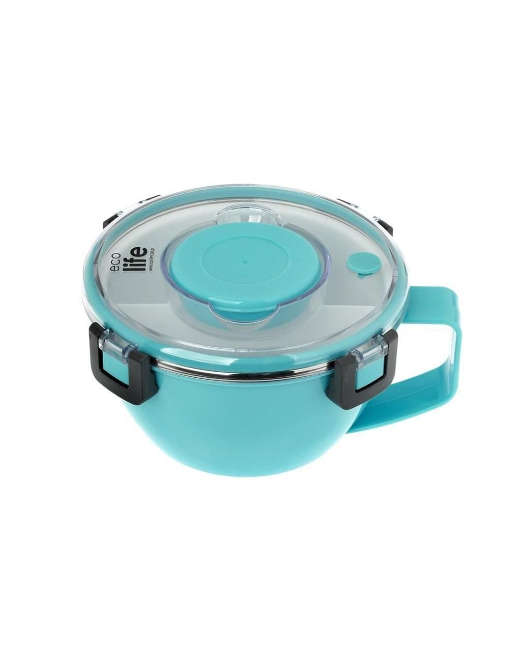 Ecolife φαγητοδοχείο thermos με χώρισμα 850ml blue 33-bo-9070 - Ecolife