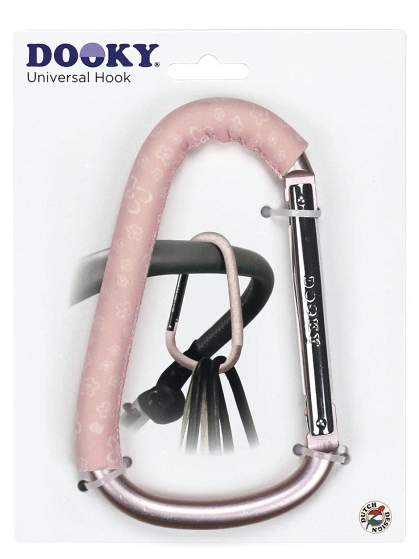 Dooky universal γάτζος floral pink - Dooky