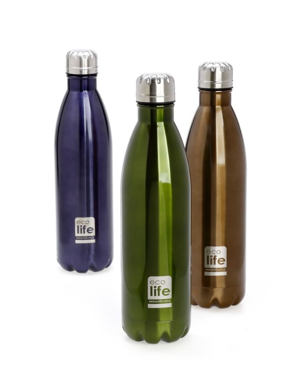 Ecolife μεταλλικός θερμός 750ml bronze 33-bo-3003 - Ecolife