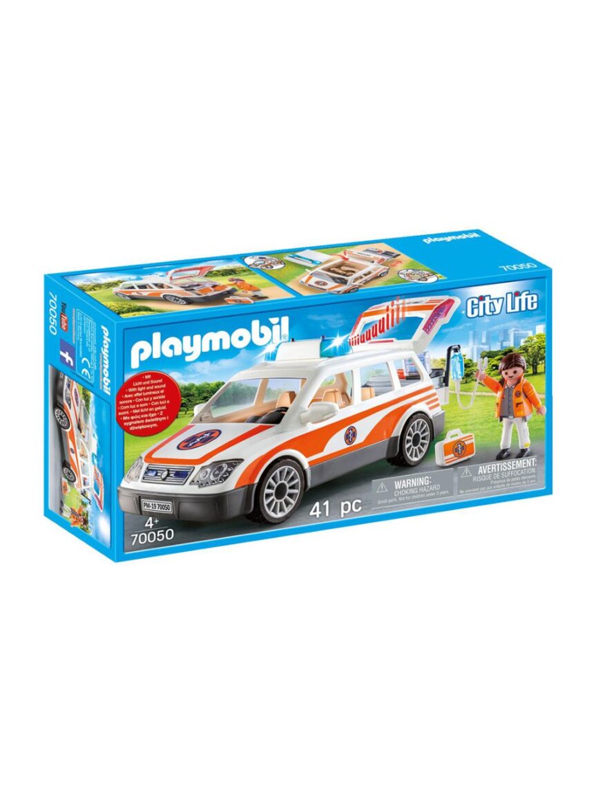 Playmobil city life όχημα πρώτων βοηθειών 70050 - Playmobil, Playmobil City Life