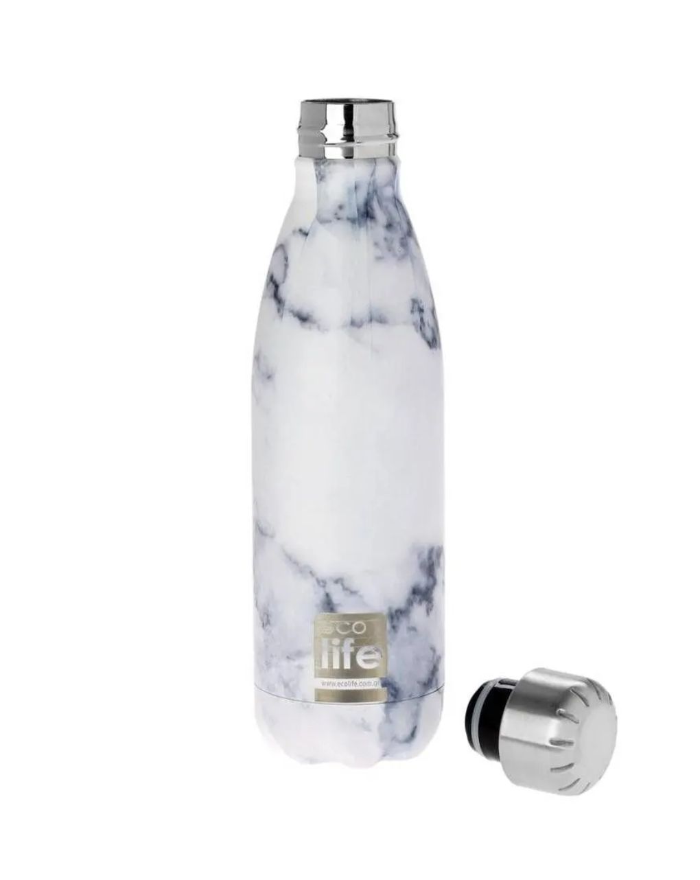 Ecolife μεταλλικό μπουκάλι θερμός 500ml marble 33-bo-3019 - Ecolife