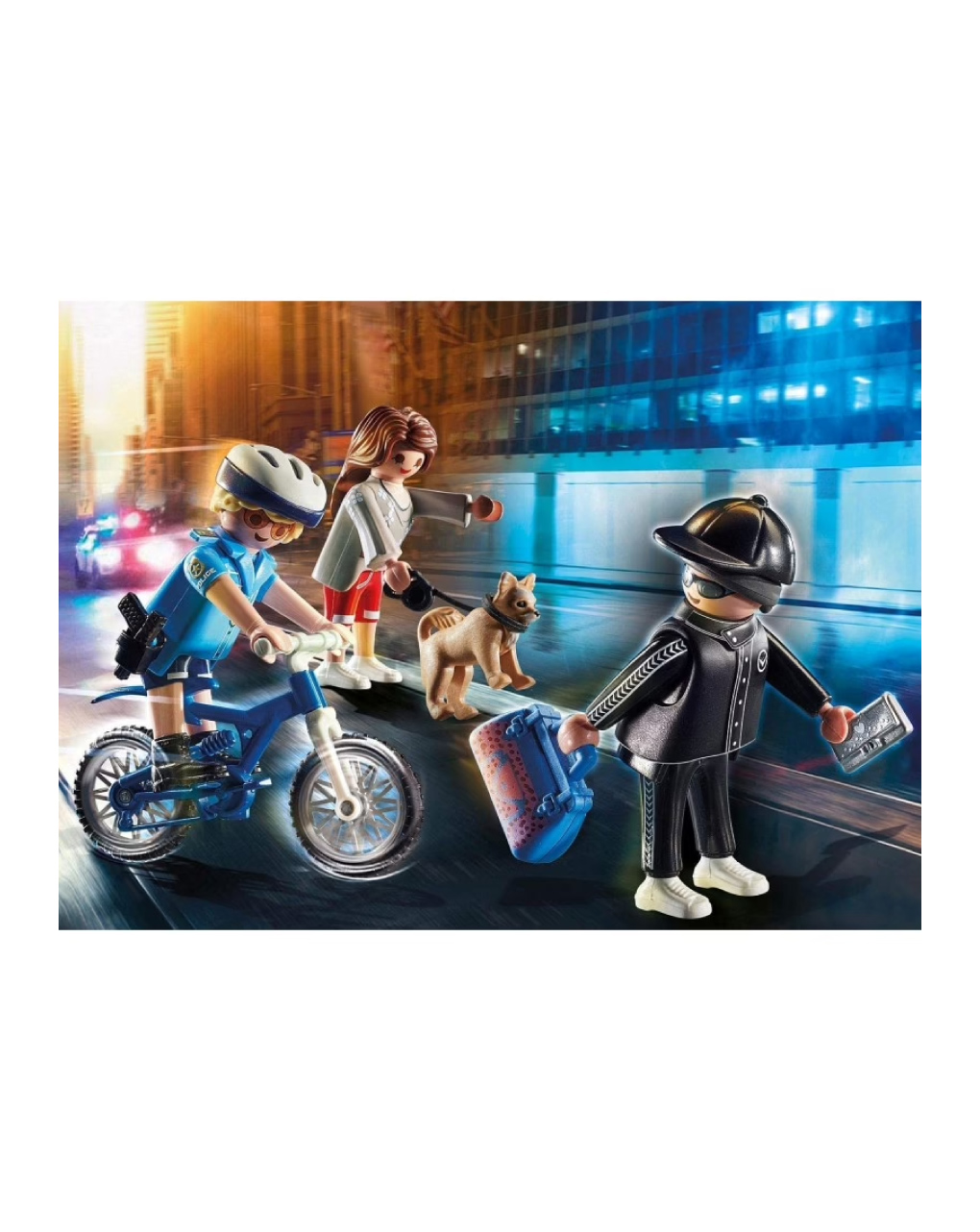 Playmobil city action αστυνομικός με ποδήλατο και πορτοφολάς 70573 - Playmobil, Playmobil City Action