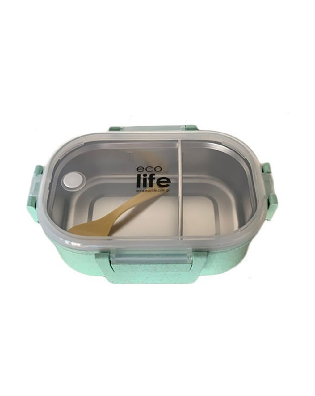 Ecolife φαγητοδοχείο ανοξείδωτο 900ml light green - Ecolife