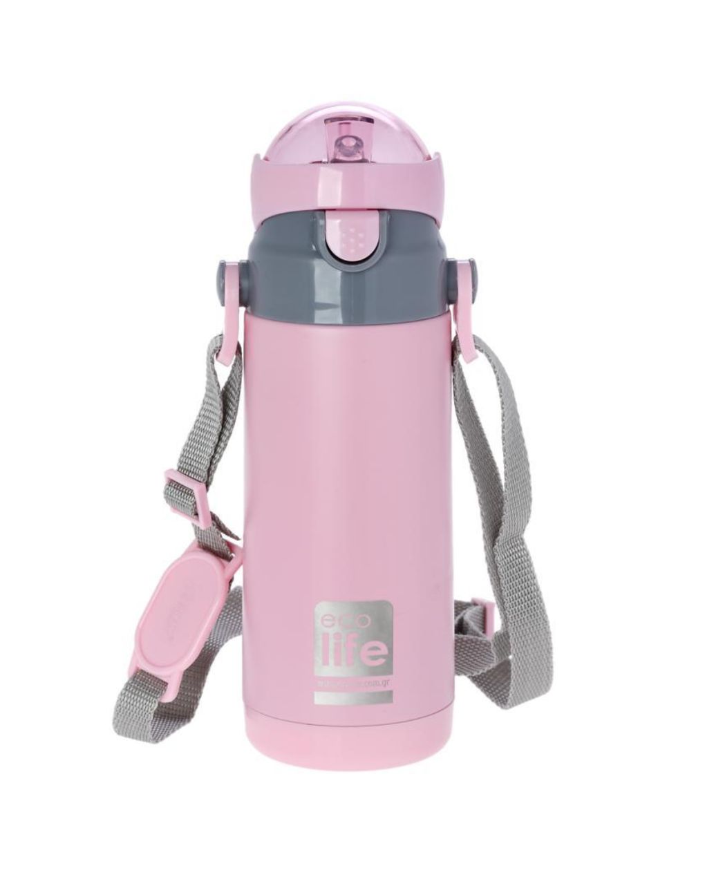 Ecolife ανοξείδωτο παγούρι kids thermos 400ml pink 33-bo-3007 - Ecolife