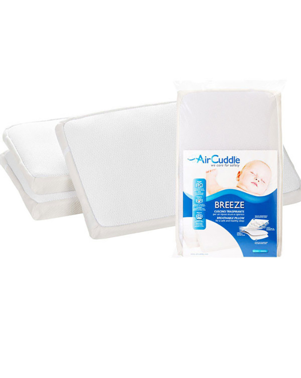 Aircuddle διαπνέον μαξιλάρι για κούνια 18m+