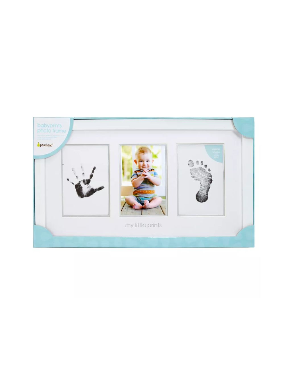 Pearhead πλαίσιο τοίχου babyprints deluxe - λευκό - Pearhead