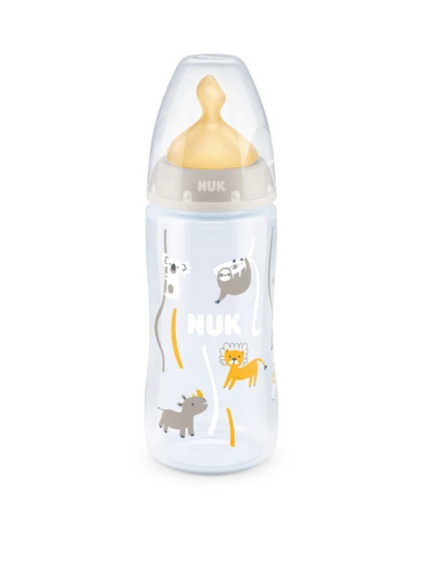 Nuk μπιμπερό first choice latex 0-6m 300ml (2 χρώματα) - Nuk