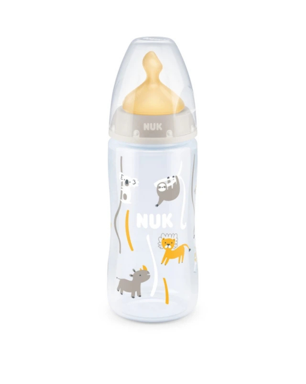 Nuk μπιμπερό first choice latex 0-6m 300ml (2 χρώματα) - Nuk
