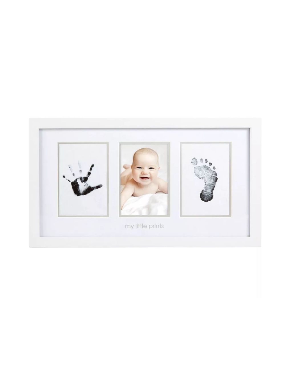 Pearhead πλαίσιο τοίχου babyprints deluxe - λευκό