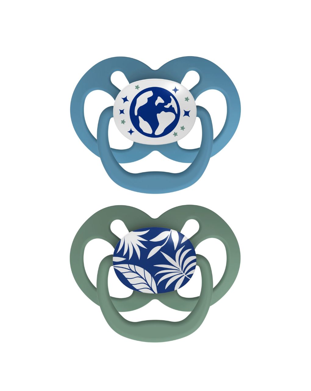 Dr. brown’s πιπίλες σιλικόνης 2τμχ advantage night 6-18m+ αγόρι 112.70.1hc.312 - Dr Browns