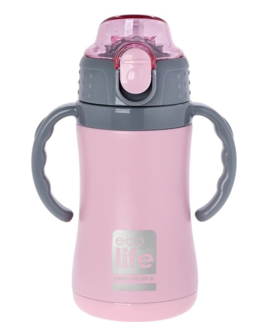 Ecolife ανοξείδωτο παγούρι kids thermos small 300ml-ροζ - Ecolife